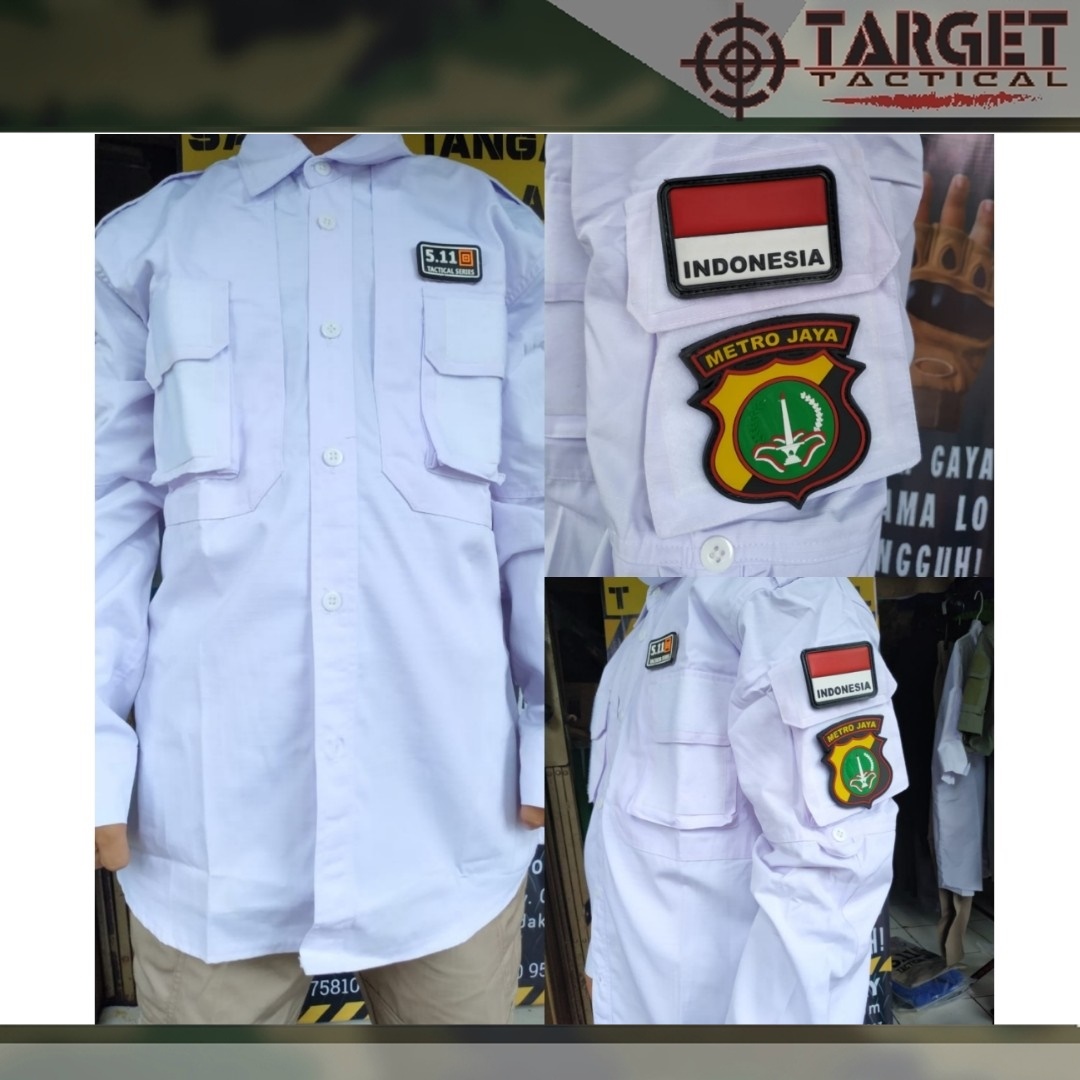 Warna: Putih, Ukuran: S