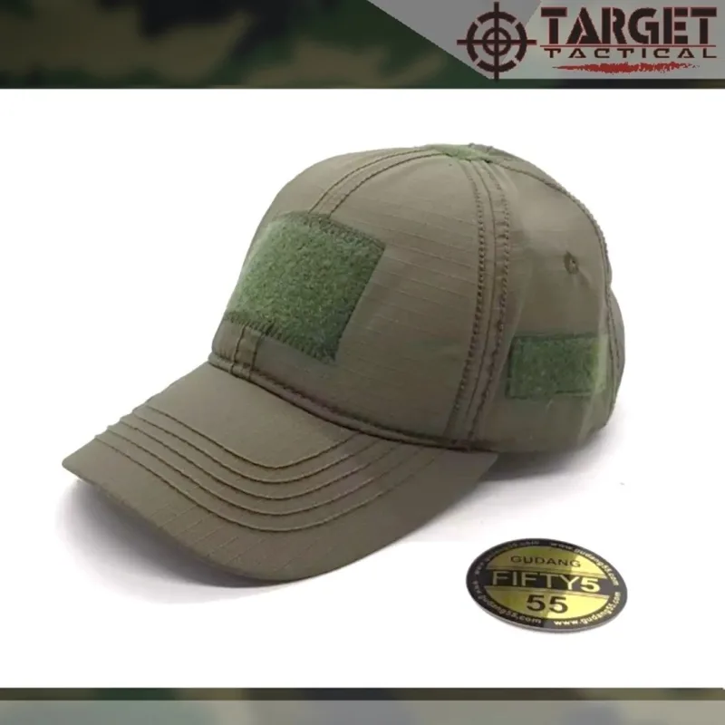 Topi Velcro Army - Hijau Army