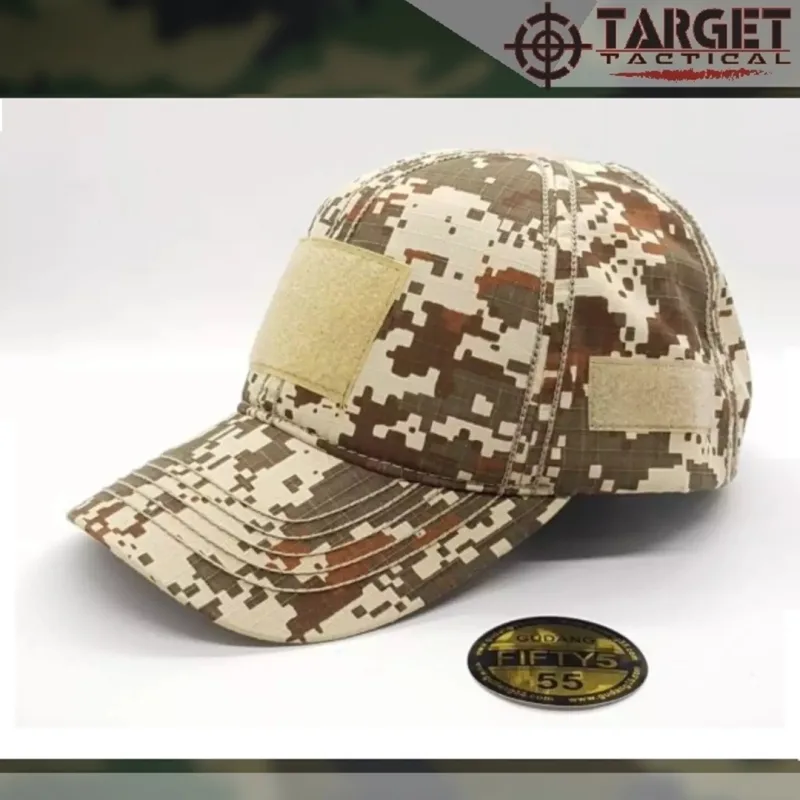 Topi Velcro Army - Digital Krem