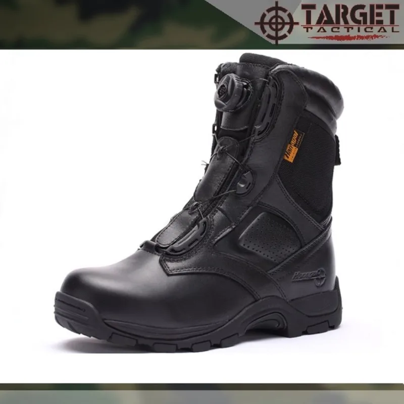 Sepatu Tactical Hanagal Phantom Boa System 8 Inch - HItam